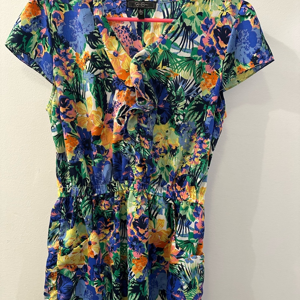 Jessica Simpson tropical dress